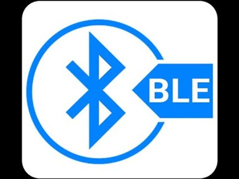 El logotipo de Bluetooth junto a la etiqueta BLE.